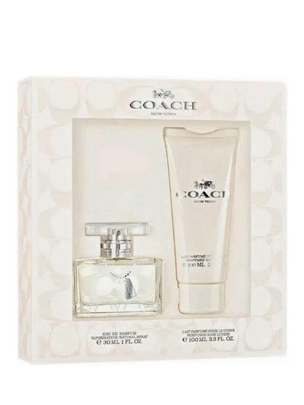 Coach Women's Fragrance 1 onz & Body Lotion Gift Set - Cream 3.3onz NIB